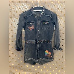 Noize Denim romper (customized)